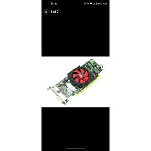 Dell AMD Radeon HD7470 1GB Video Graphics Card PCIE DVI DisplayPort. Tested